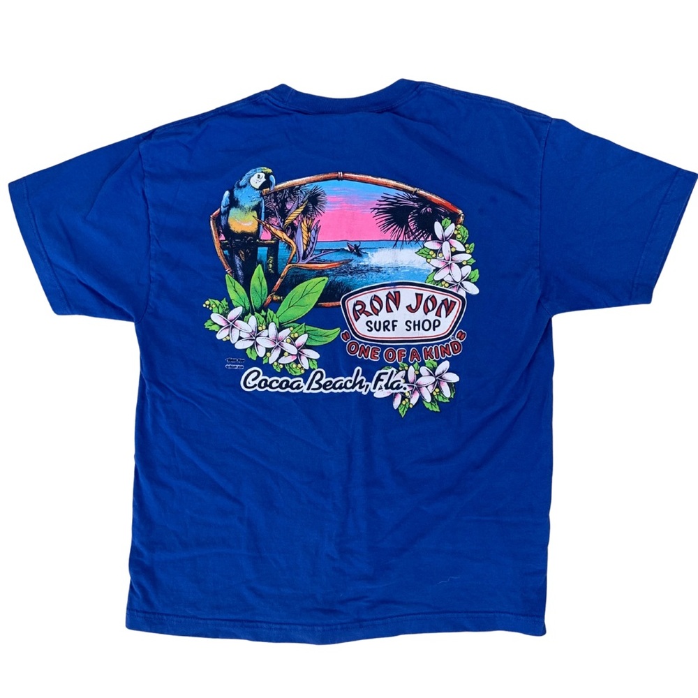 Ron Jon Surf Shop Blue Graphic T-Shirt